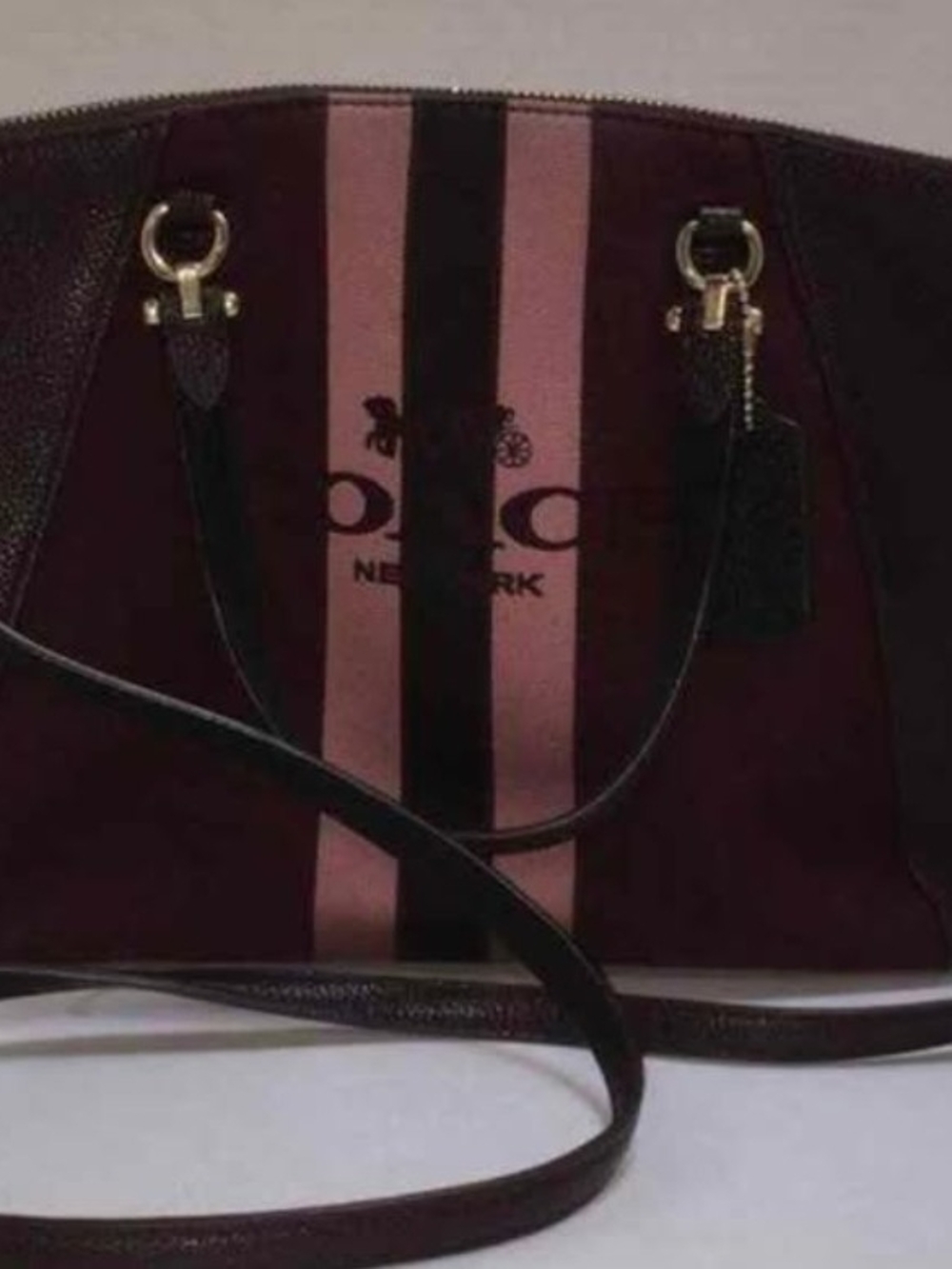 Coach Horse and Carriage Jacquard Prairie Satchel (Style Number 69646)